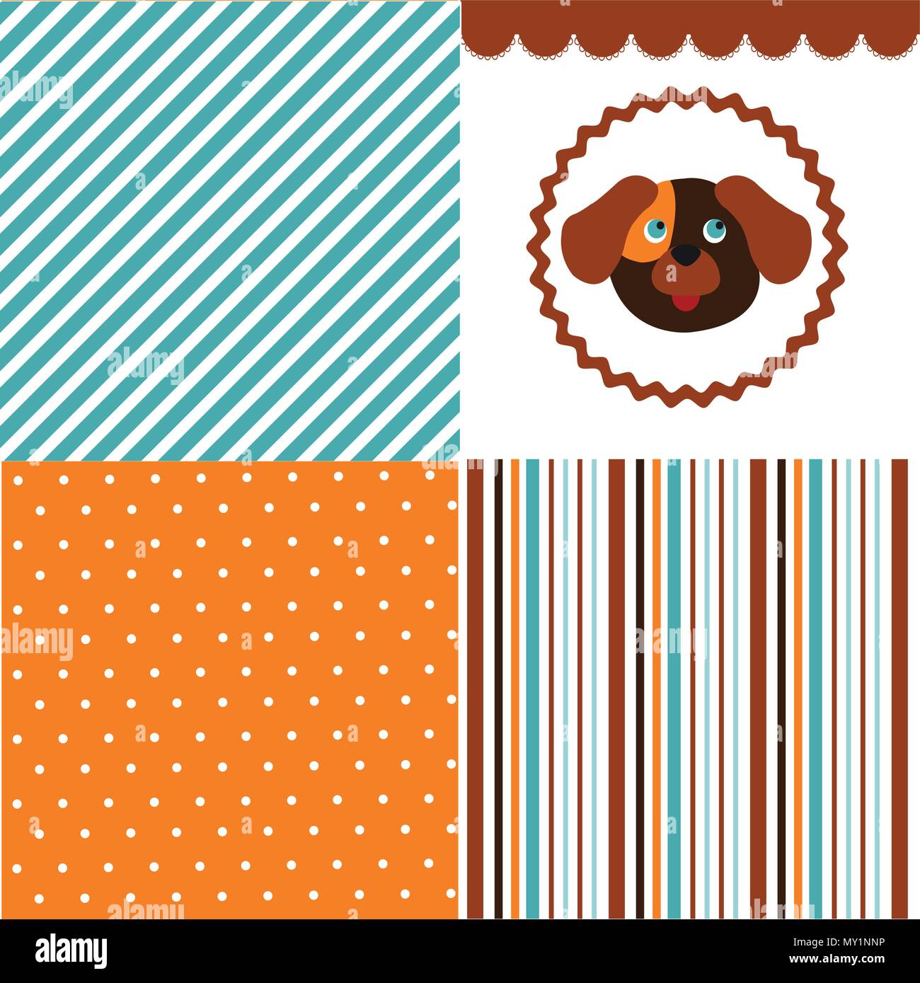 Baby pattern set Stock Vector Image &amp; Art - Alamy