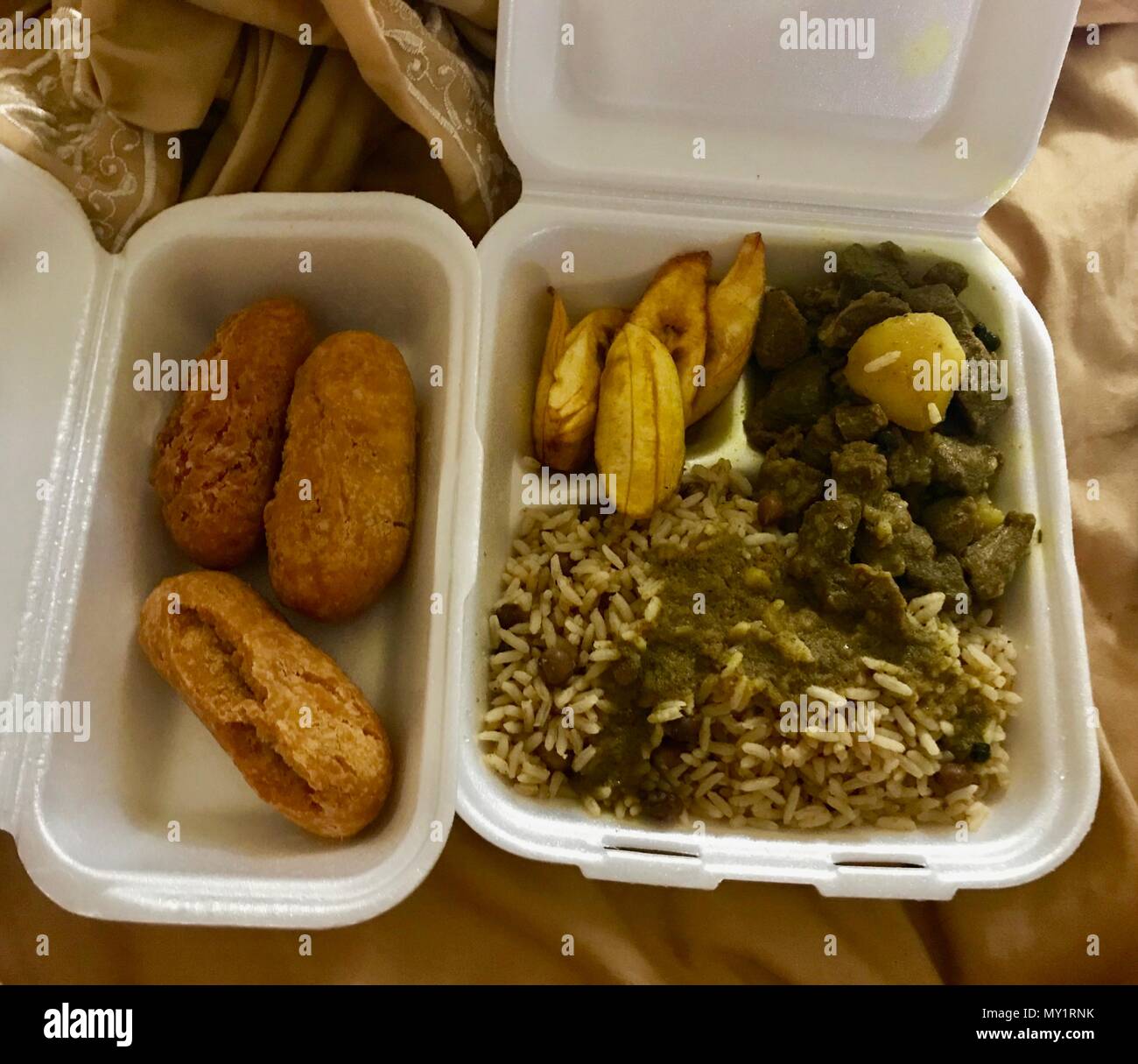 Caribbean curry goat rice peas hires stock photography and images Alamy