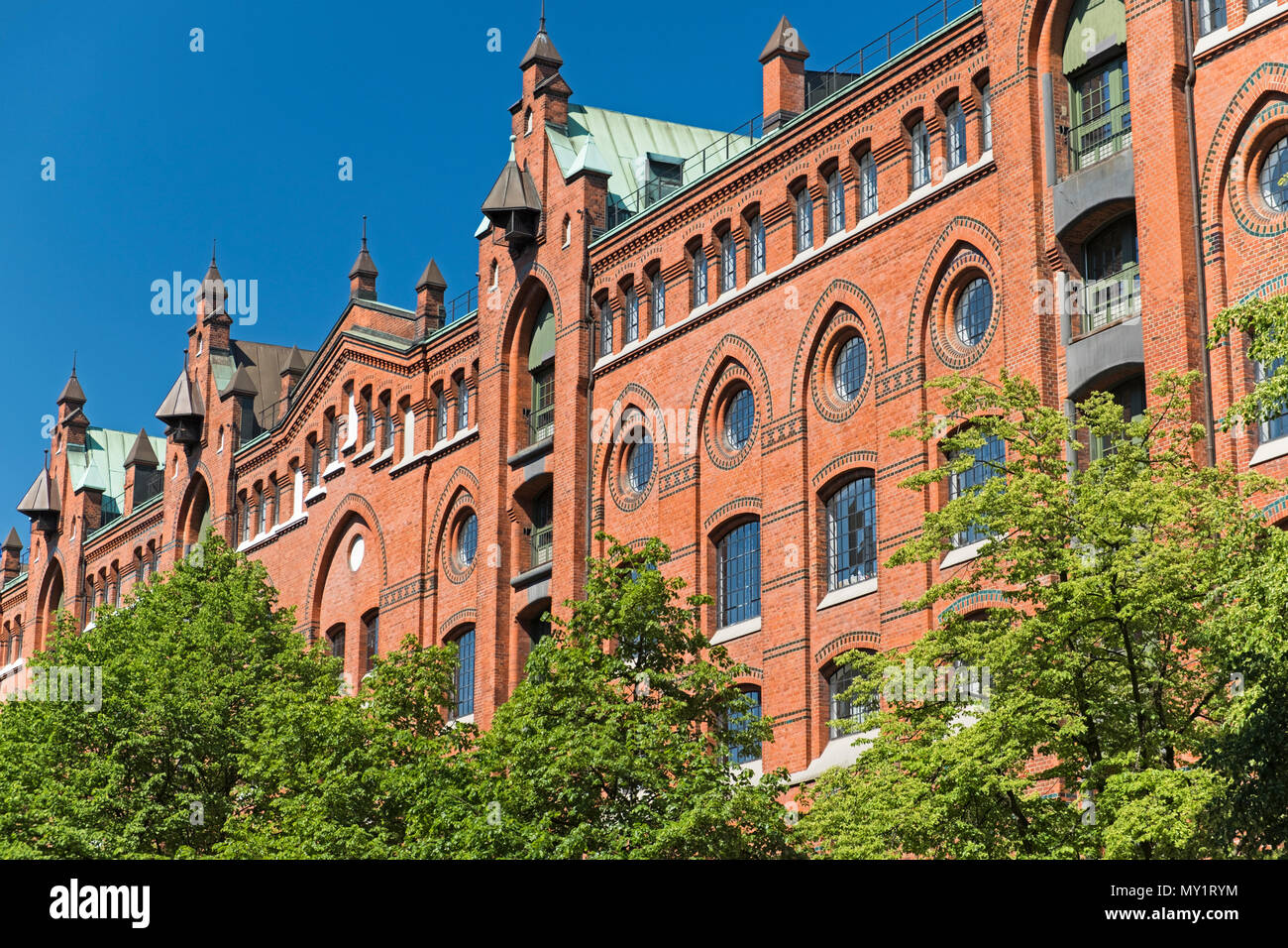 Historic warehouse district hafencity hi-res stock photography and ...