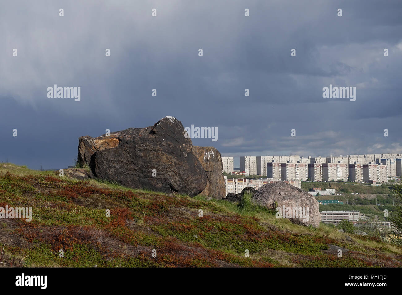 Urban plan Murmansk Russia