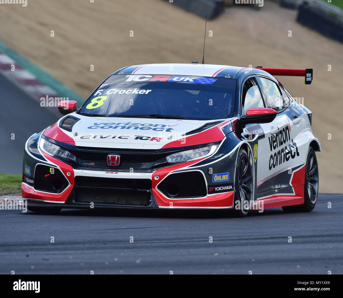 Finlay Crocker Honda Civic Type R Tcr Tcr Uk Championship Tcr Uk Race Weekend Brands Hatch June 18 Tcr Uk Race Weekend Autosport Cars Circu Stock Photo Alamy