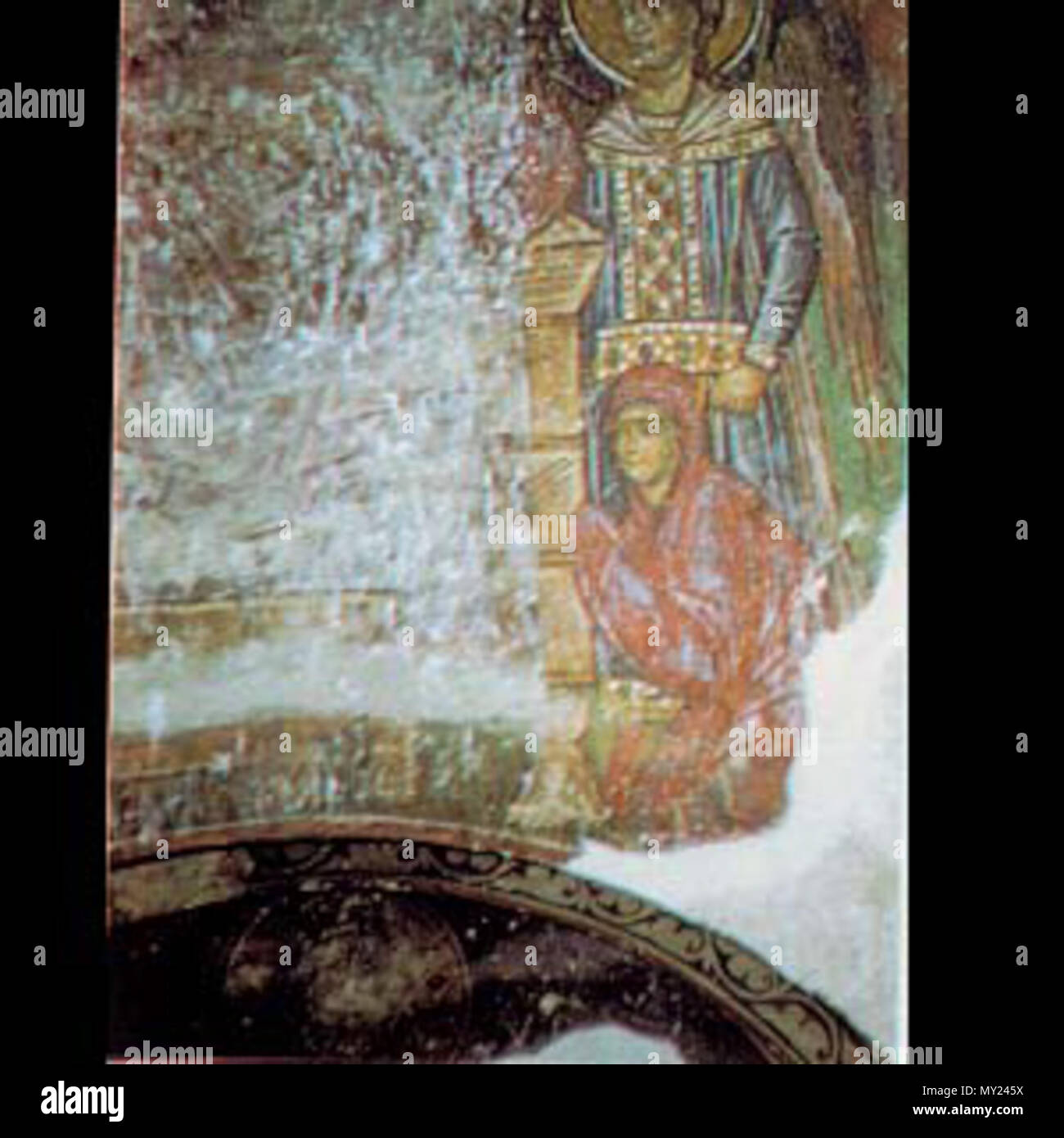 . English A fresco from the Skhalta church, . 13th century