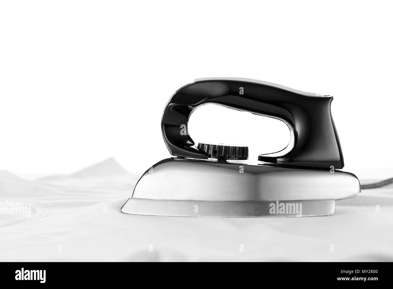Ironing clothes Black and White Stock Photos & Images - Alamy