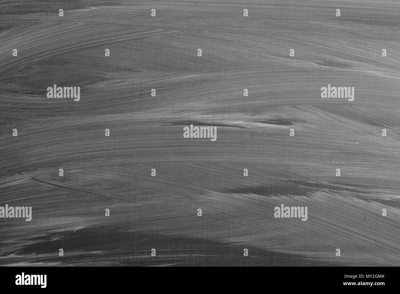 Black grunge dirty empty chalkboard, may be used as background Stock Photo