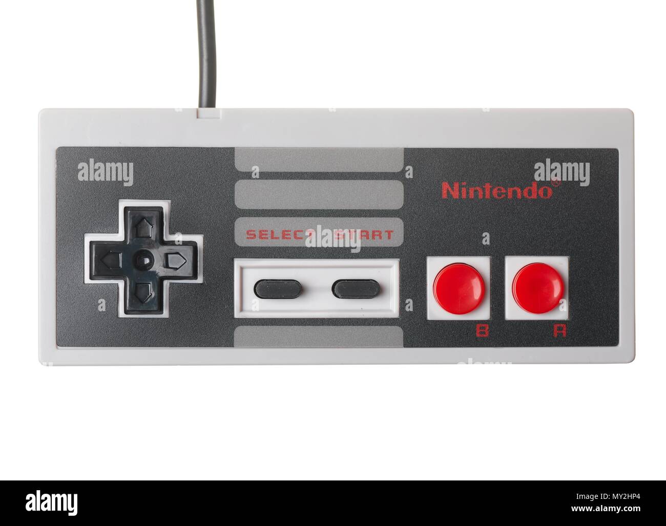 Nintengo NES controller Stock Photo