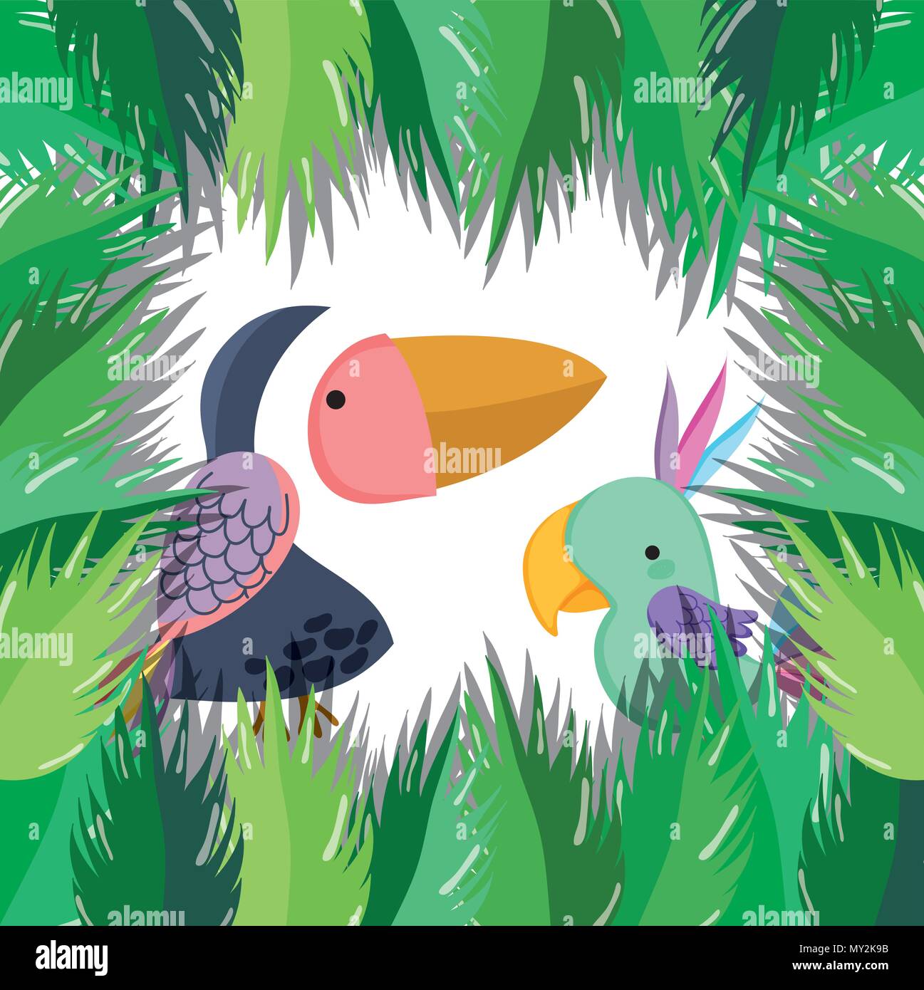 Cute wildlife animals cartoons Stock Vector Image & Art - Alamy