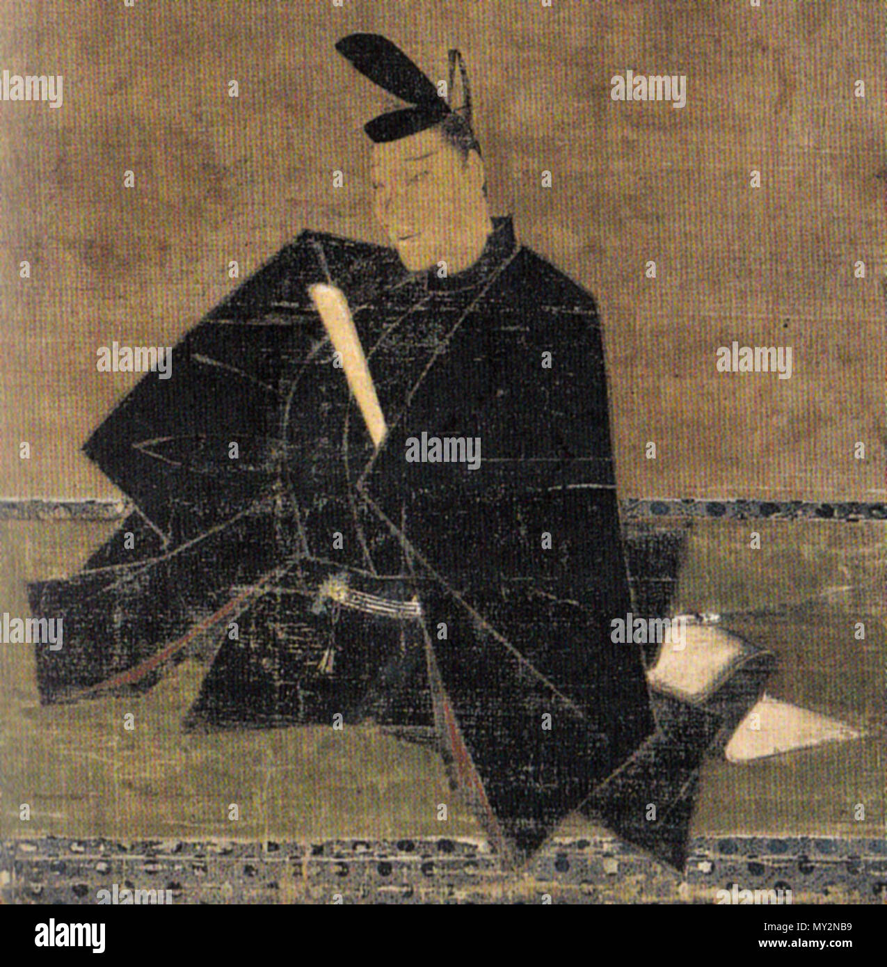 日本語: 藤原定家の肖像画 . 8 July 2013. Fujiwara no Nobuzane 589