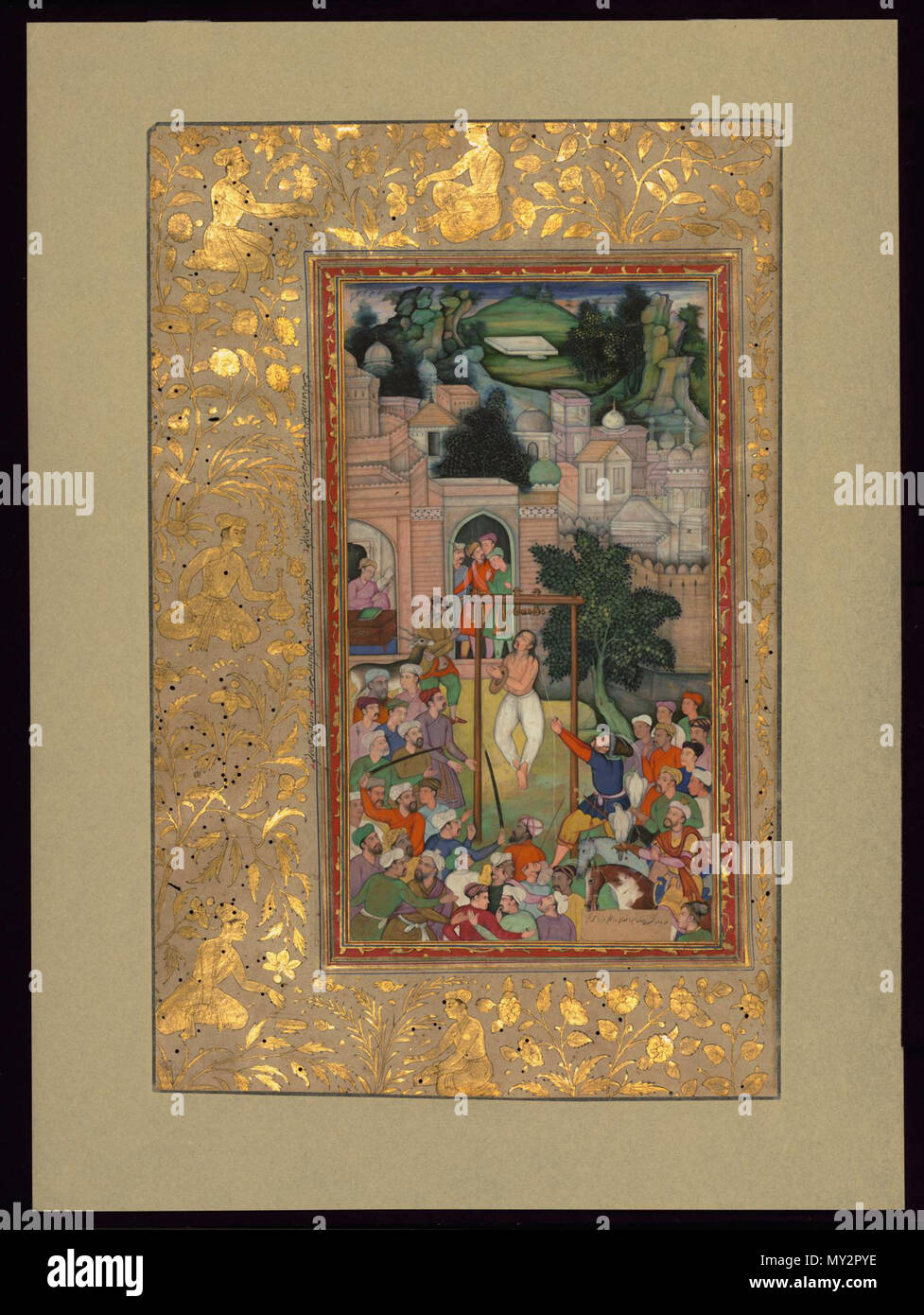 W.684B.A 520 The Hanging of Shah 'Abd al-Ma'ali Stock Photo