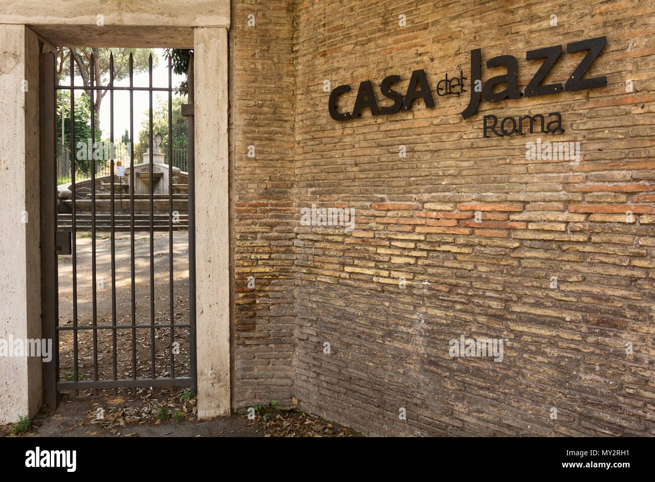 Casa del Jazz, Viale di Porta Ardeatina, Rome Stock Photo