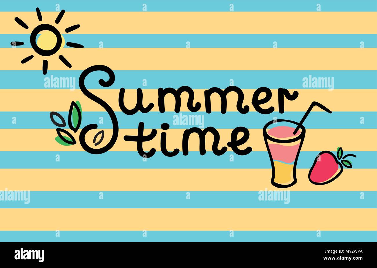 Inscription blue letters on Stock Vector Images - Alamy