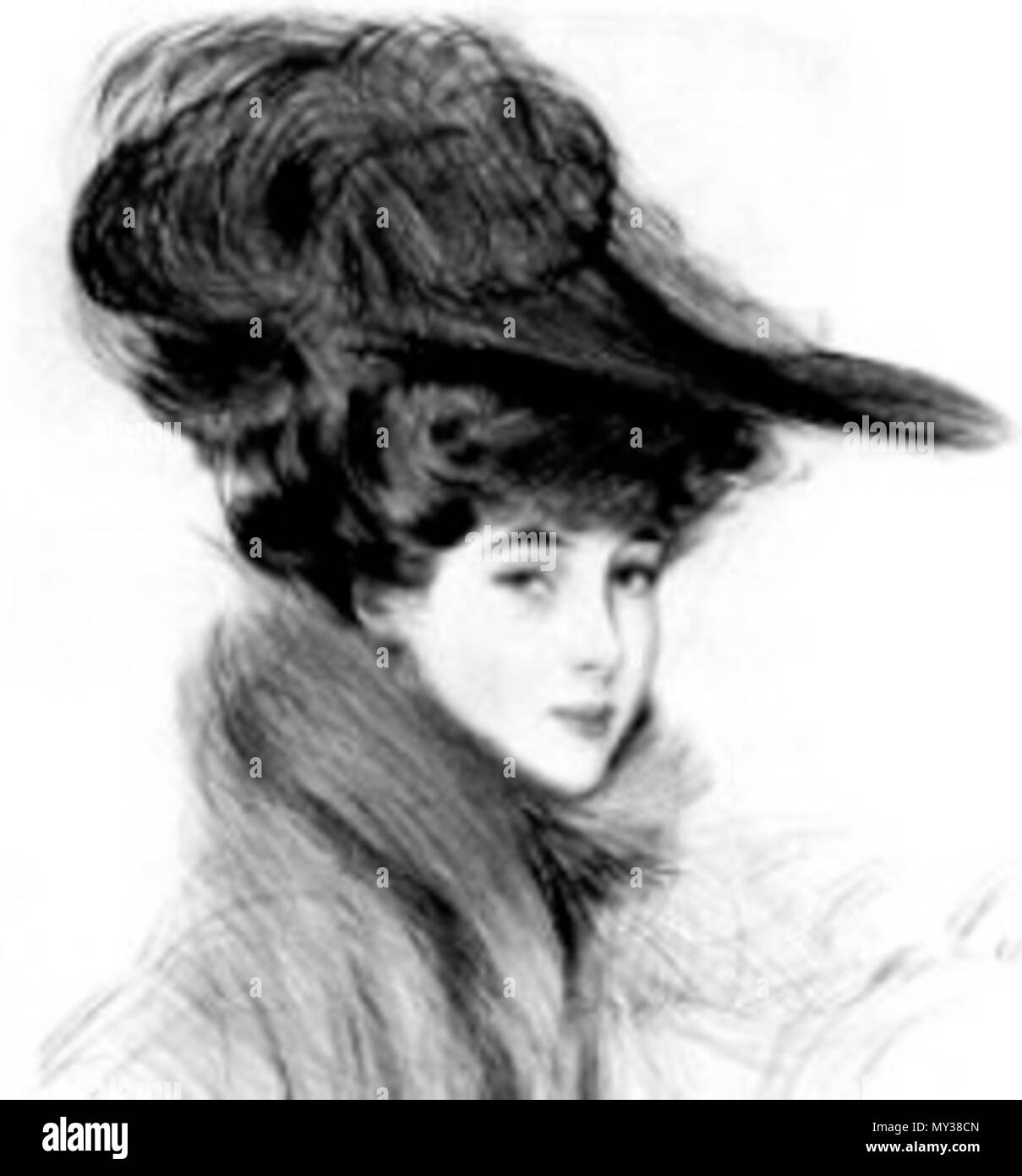 . English The Duchess of Marlborough, circa 1903, by Paul César Helleu