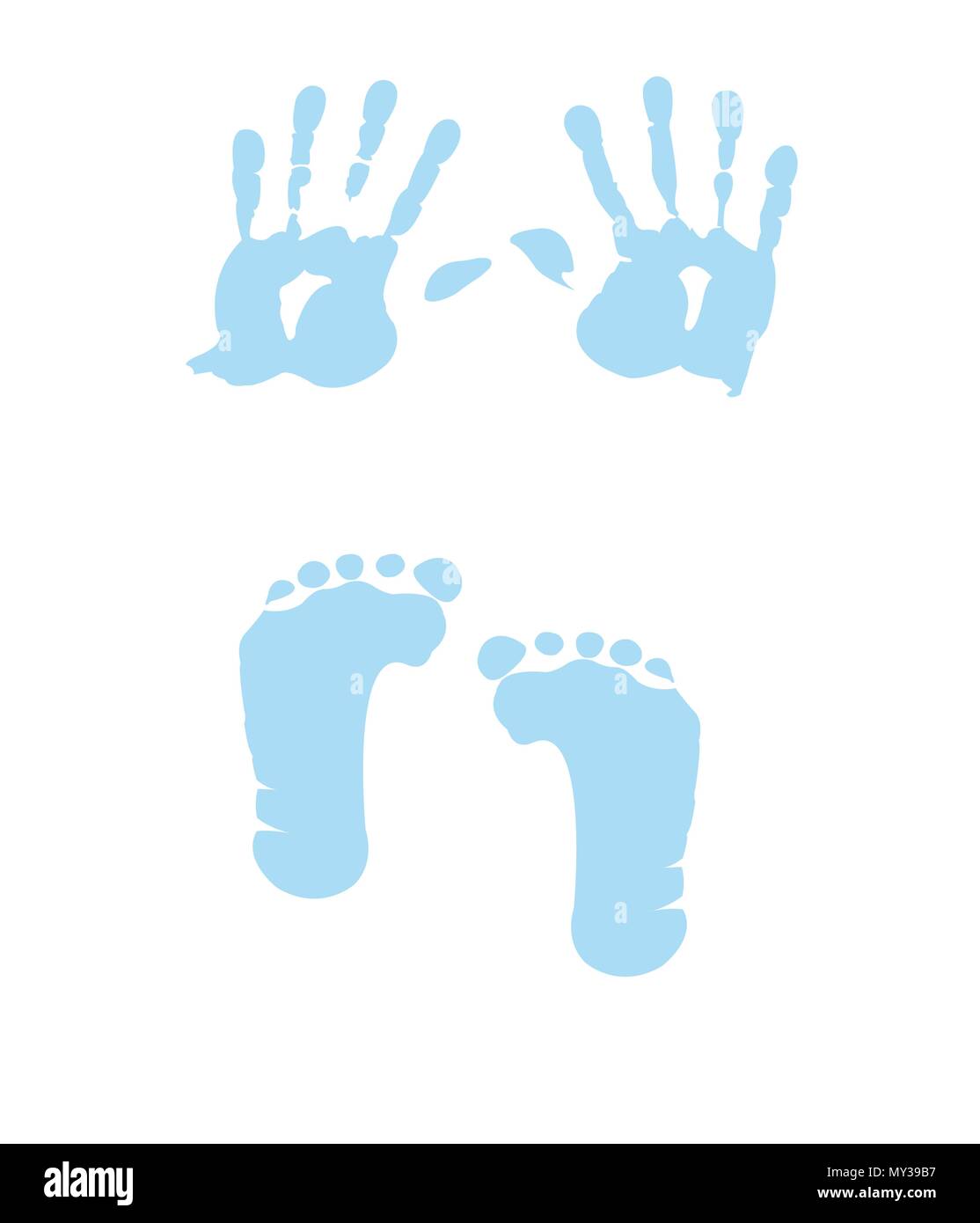 Baby foot paint hires stock photography and images Alamy