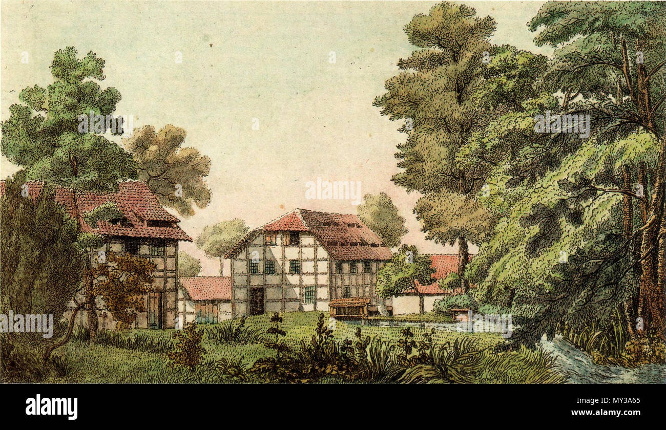 Deutsch Ehemalige Papiermuhle An Der Weende Bei Weendespring In Gottingen Weende Im 18 19 Jahrhundert Ausfllugsziel Aquarellierte Radierung Um 1795 1800 Christian Andreas Besemann 1760 1818 559 Weende Papiermuehle 01 Stock Photo Alamy