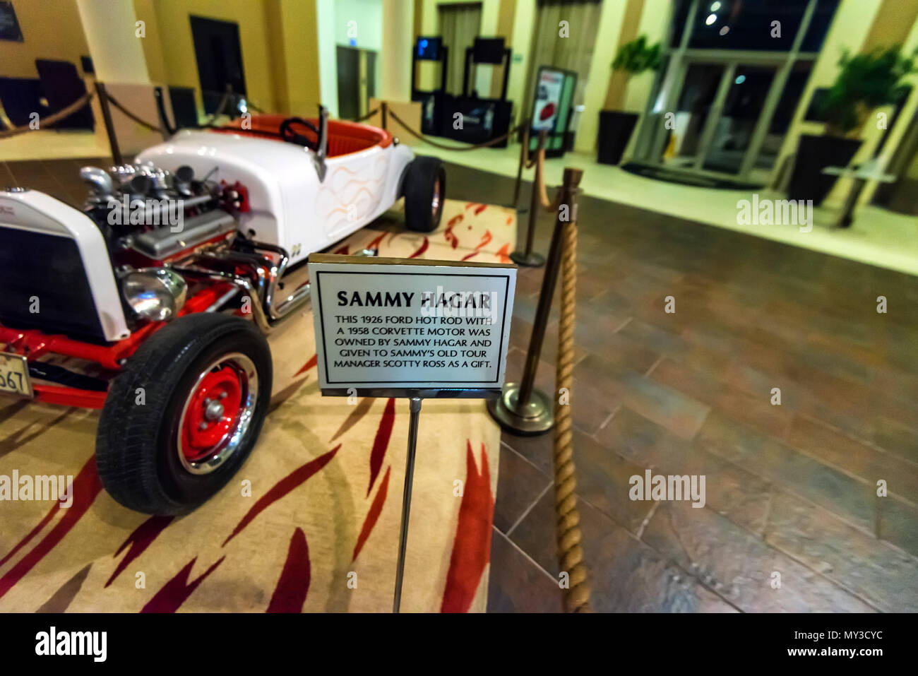 PUNTA CANA, DOMINICAN REPUBLIC OCTOBER 29, 2015 Sammy Hagar's car in