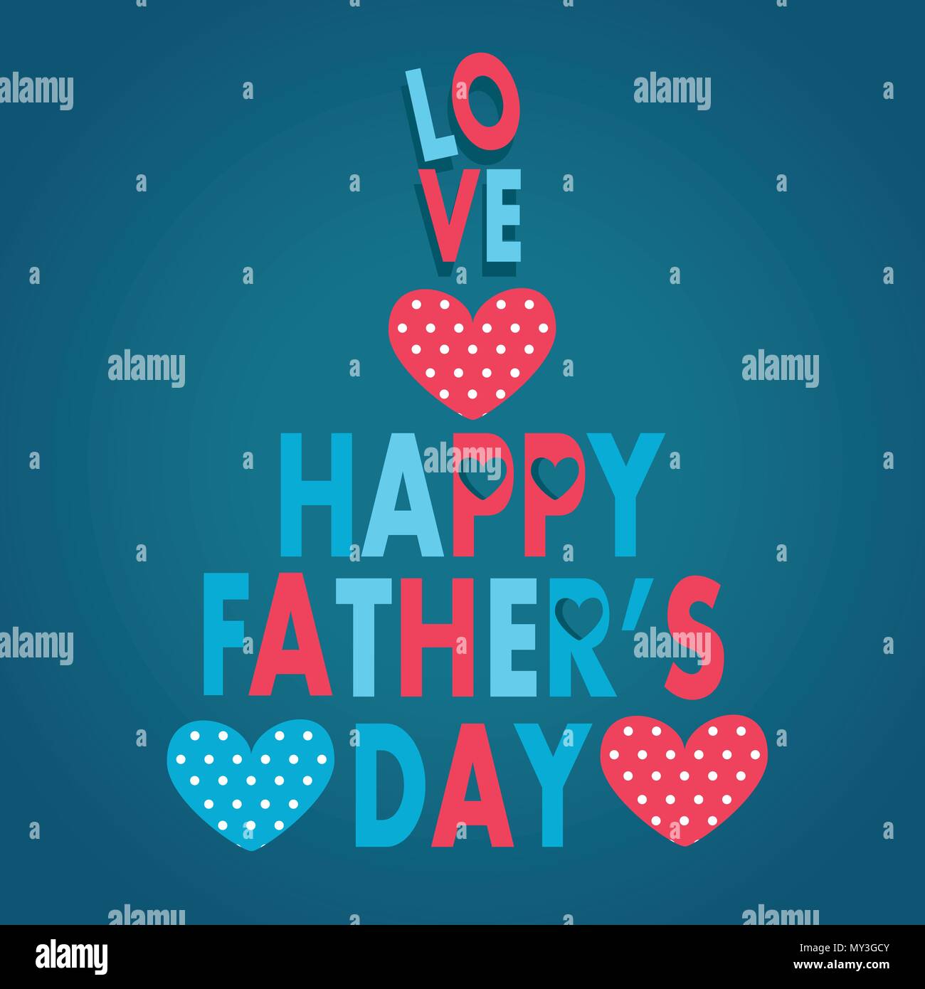 Kids happy fathers day drawing Stock Vector Images - Alamy
