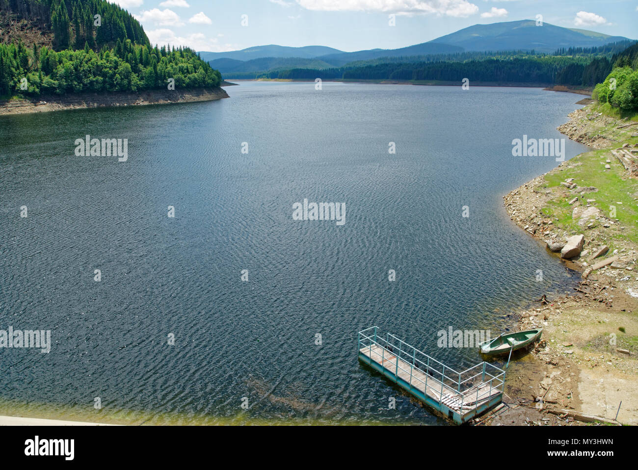 Road trip true the wonderful nature and landscape of Romania Stock ...
