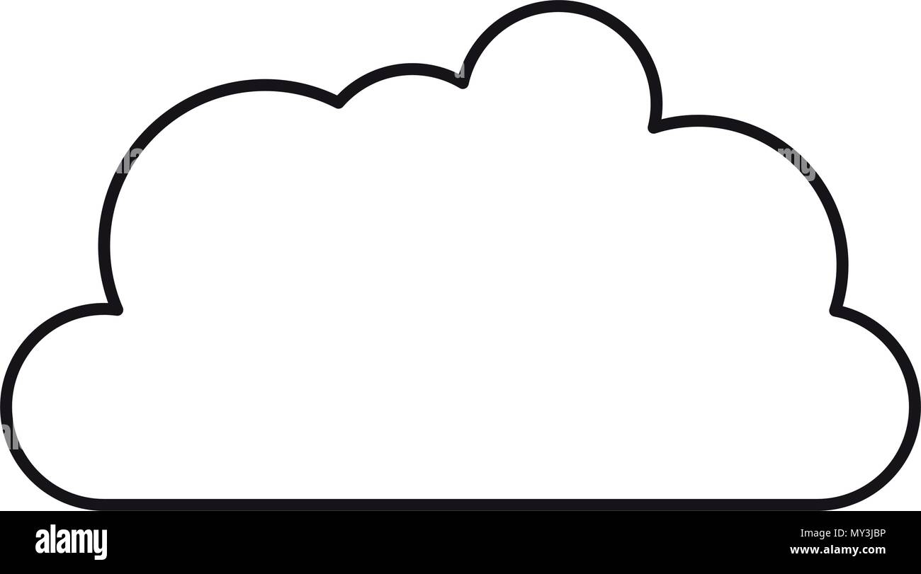 cloud sky isolated icon Stock Vector Image & Art - Alamy