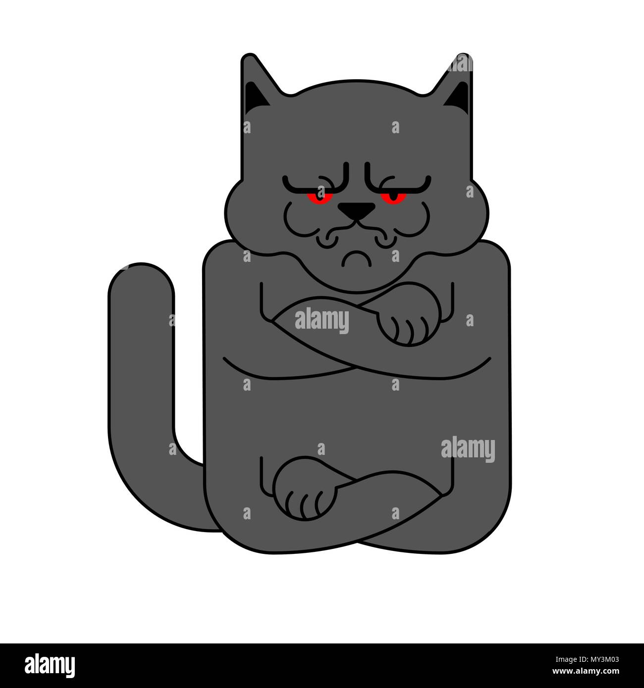 Angry cat meme Cut Out Stock Images & Pictures - Alamy