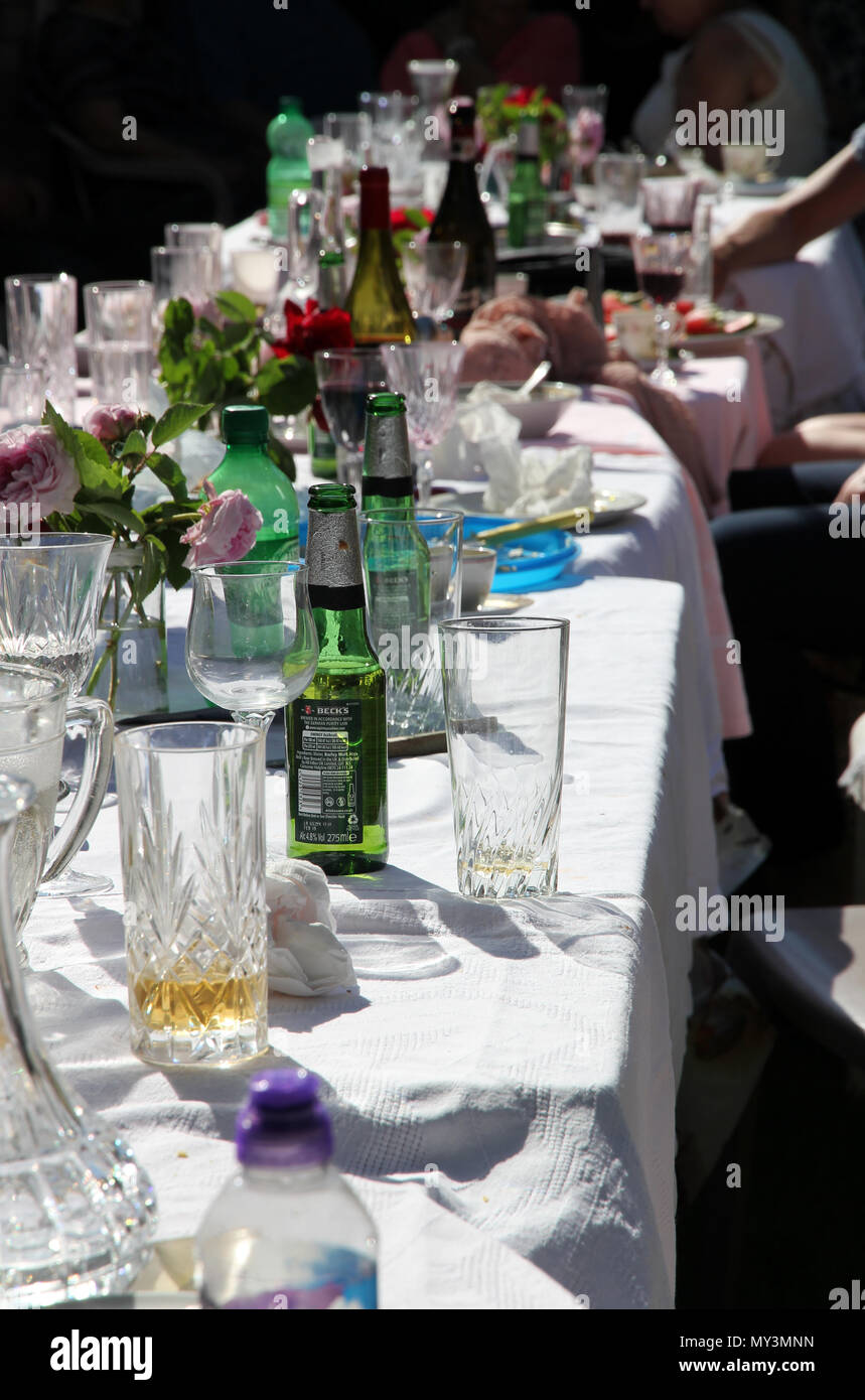 party table Stock Photo