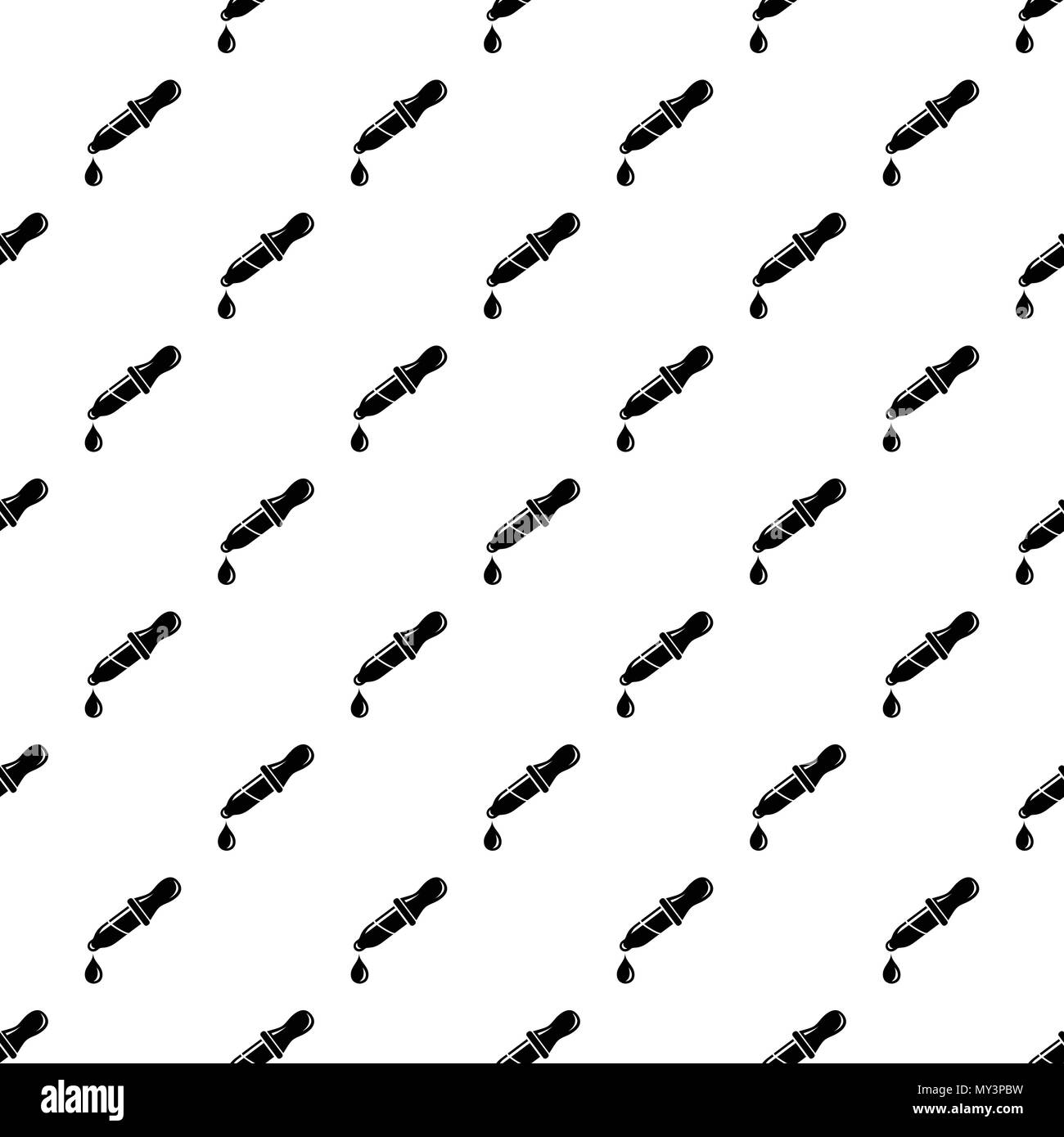 Pipette icon, simple style Stock Vector