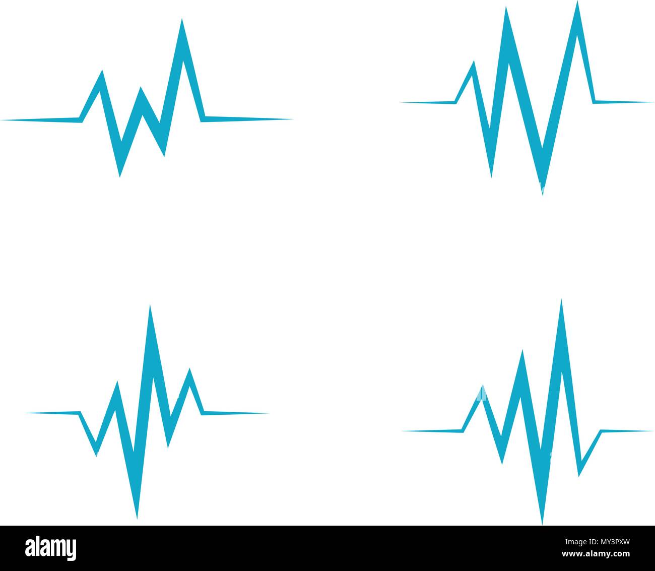 Art design health medical heartbeat pulse Stock Vector Image & Art - Alamy