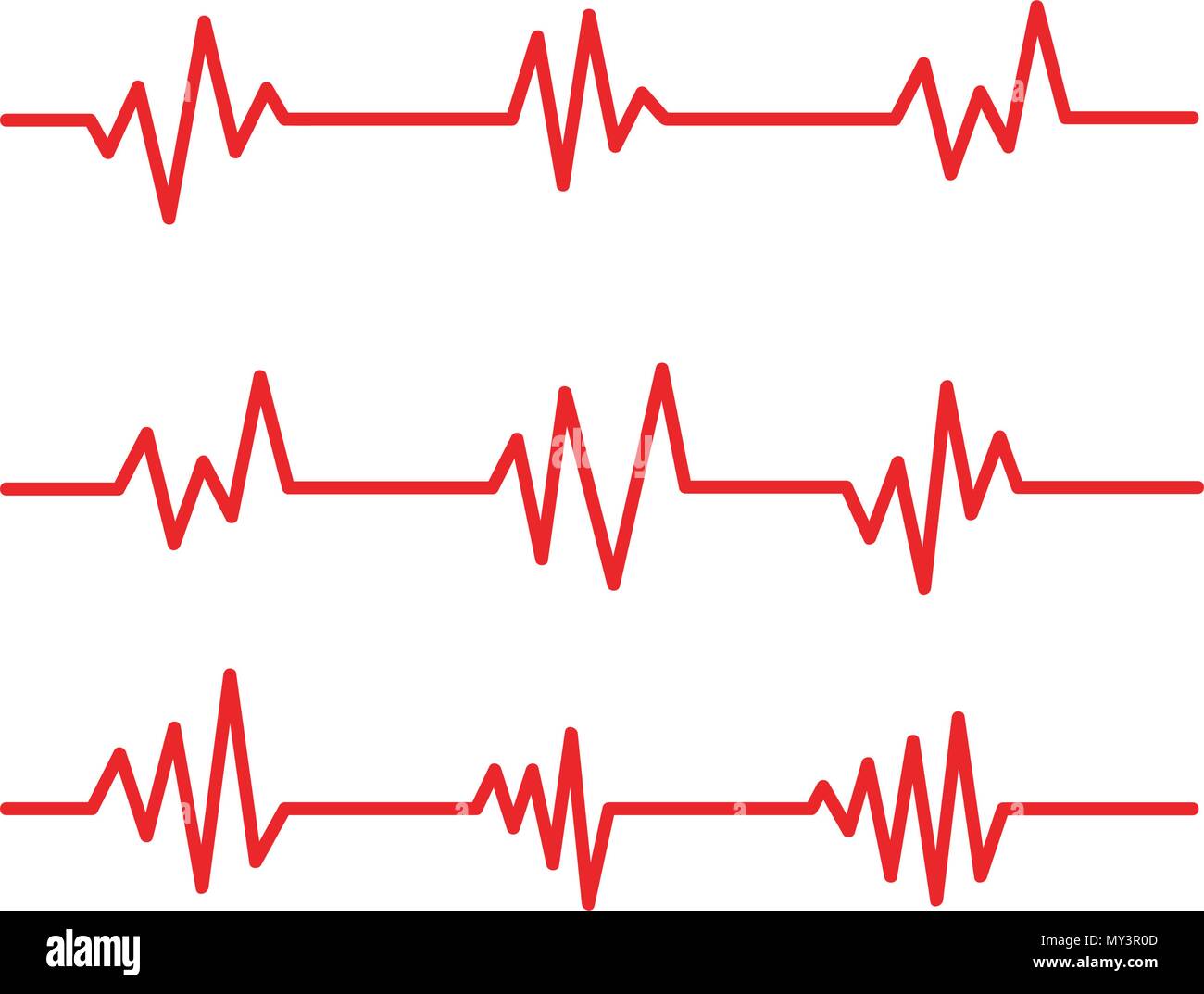 Art design health medical heartbeat pulse Stock Vector Image & Art - Alamy