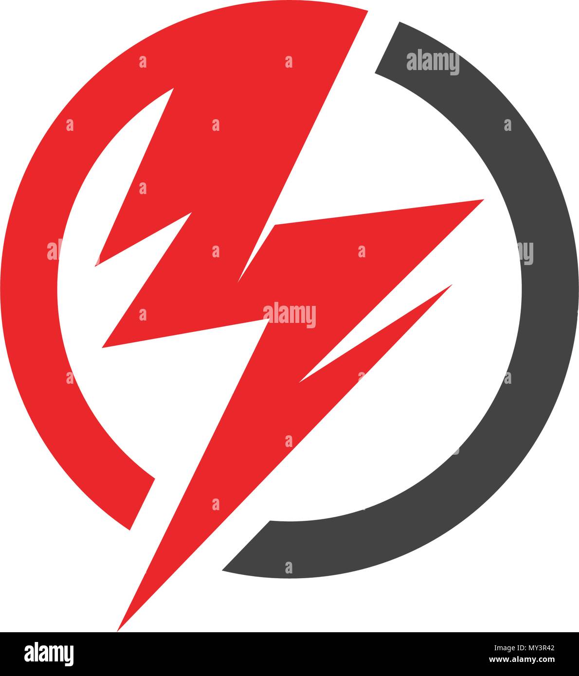 Lightning Logo Template vector icon illustration design Stock Vector ...