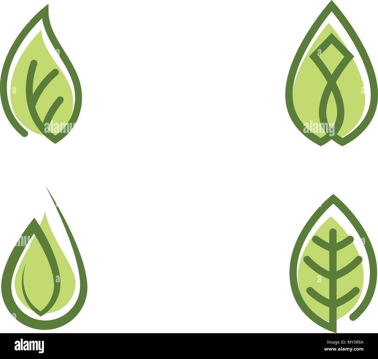 green Tree leaf ecology nature element vector Stock Vector Image & Art ...