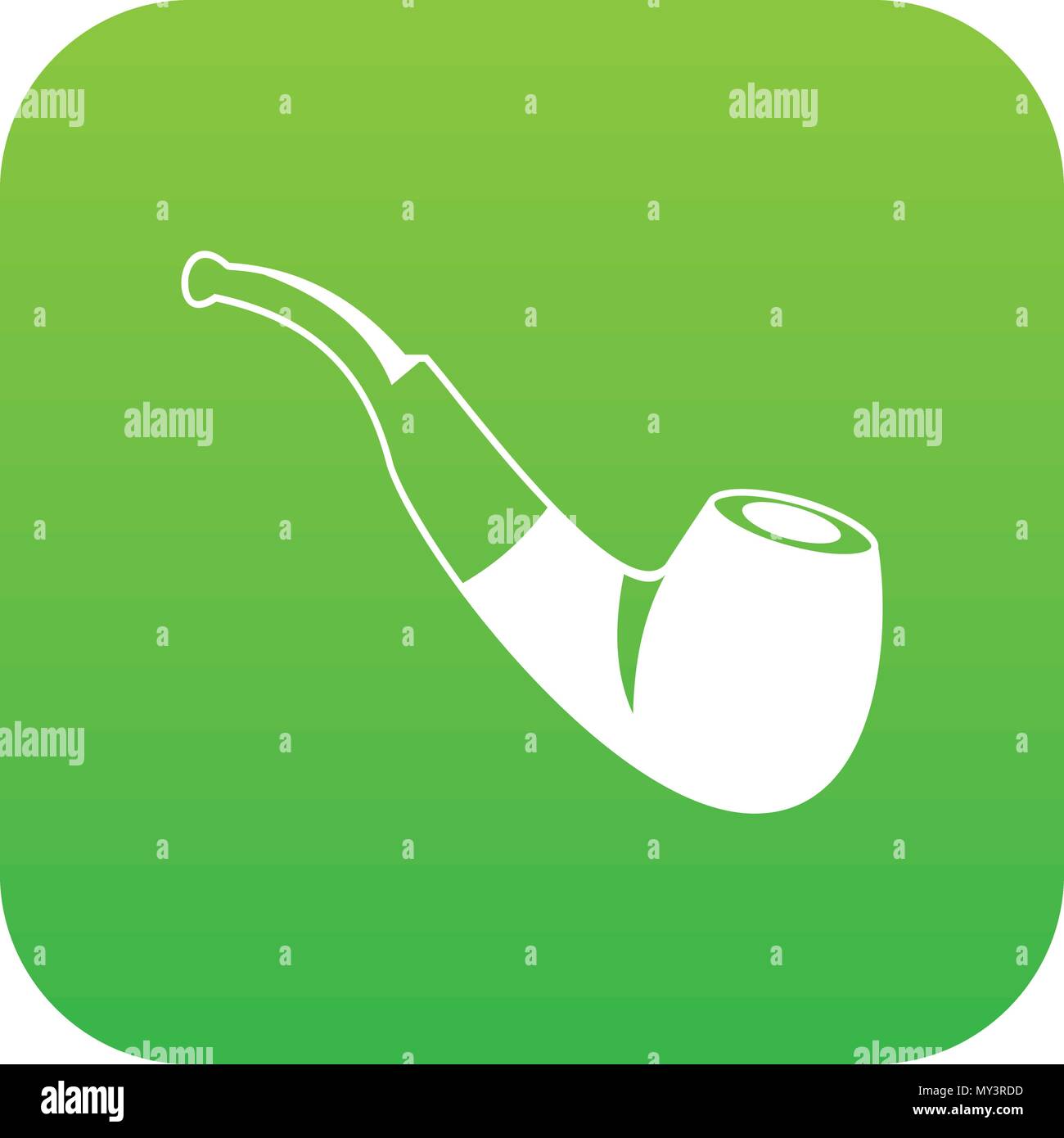 Smoking pipe icon digital green Stock Vector Image & Art - Alamy