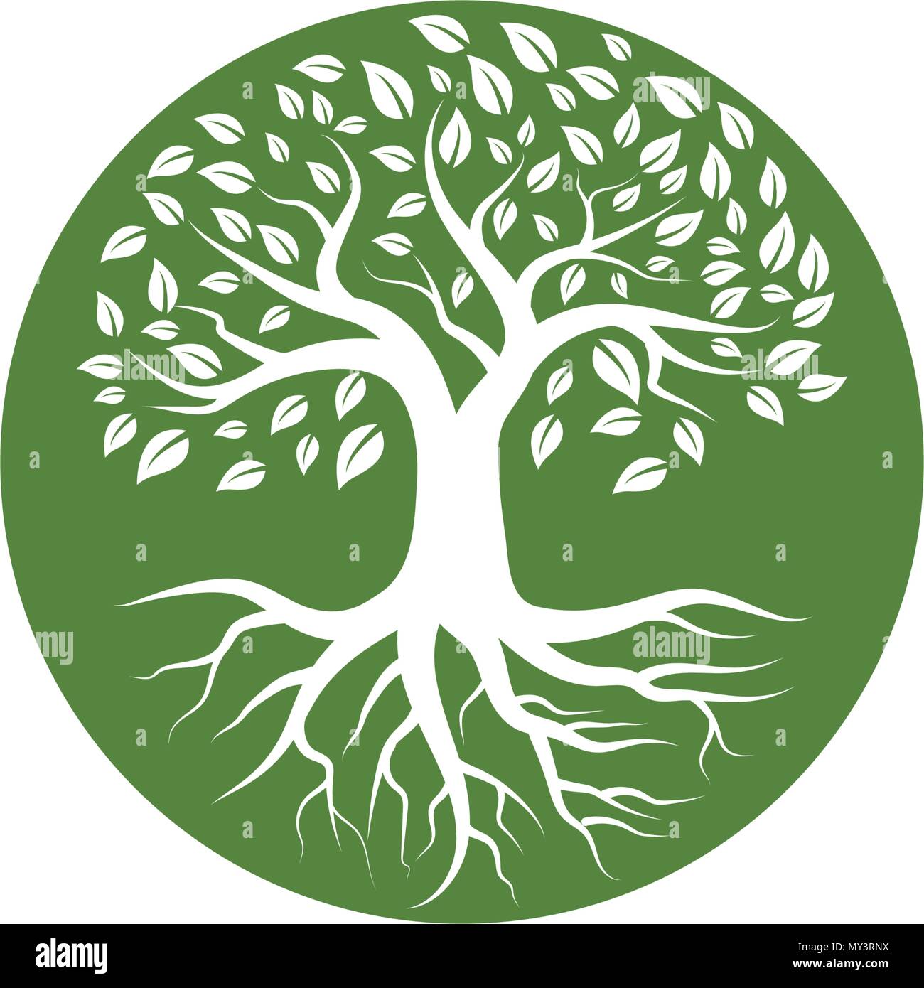 Logos of green Tree leaf ecology nature element vector Stock Vector ...