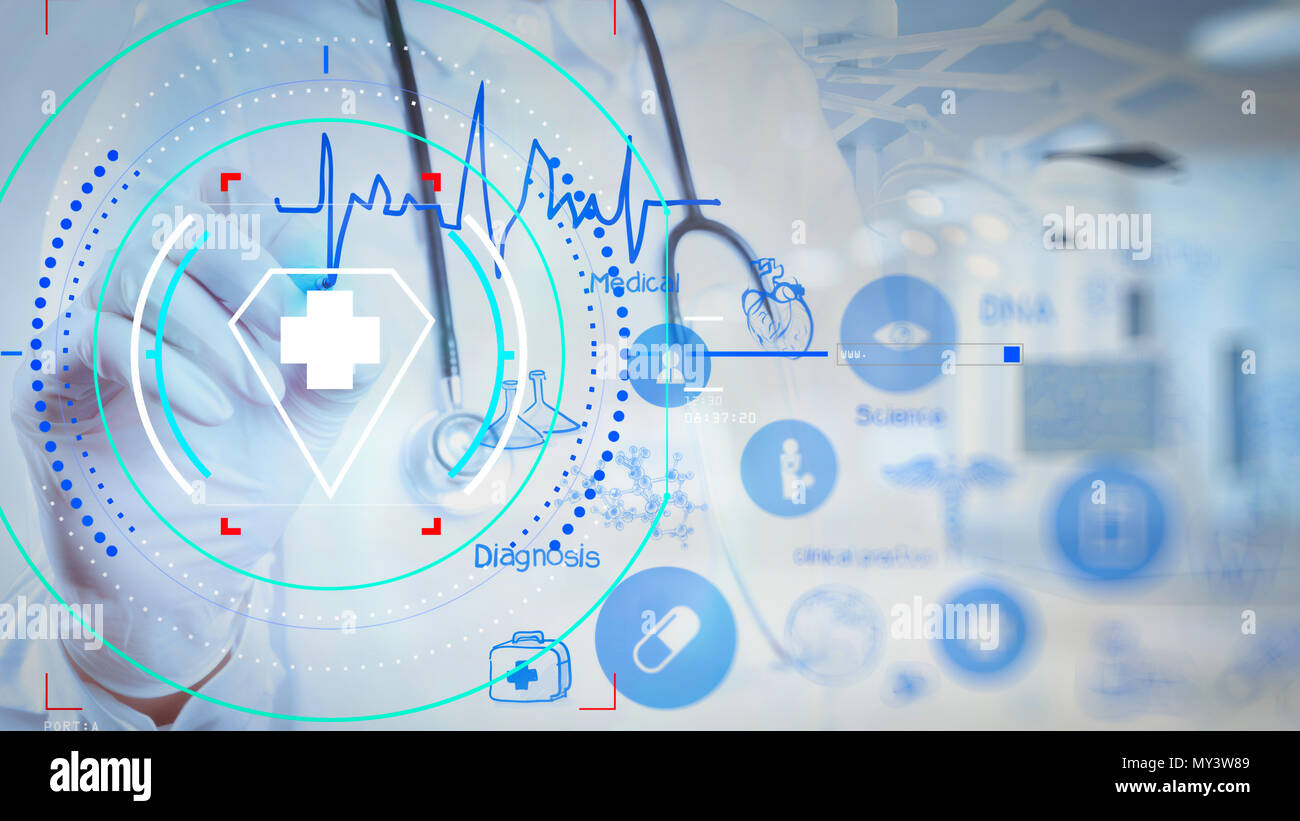 Medical Ar Notes Health care and medical services with circular AR diagram.double ...
