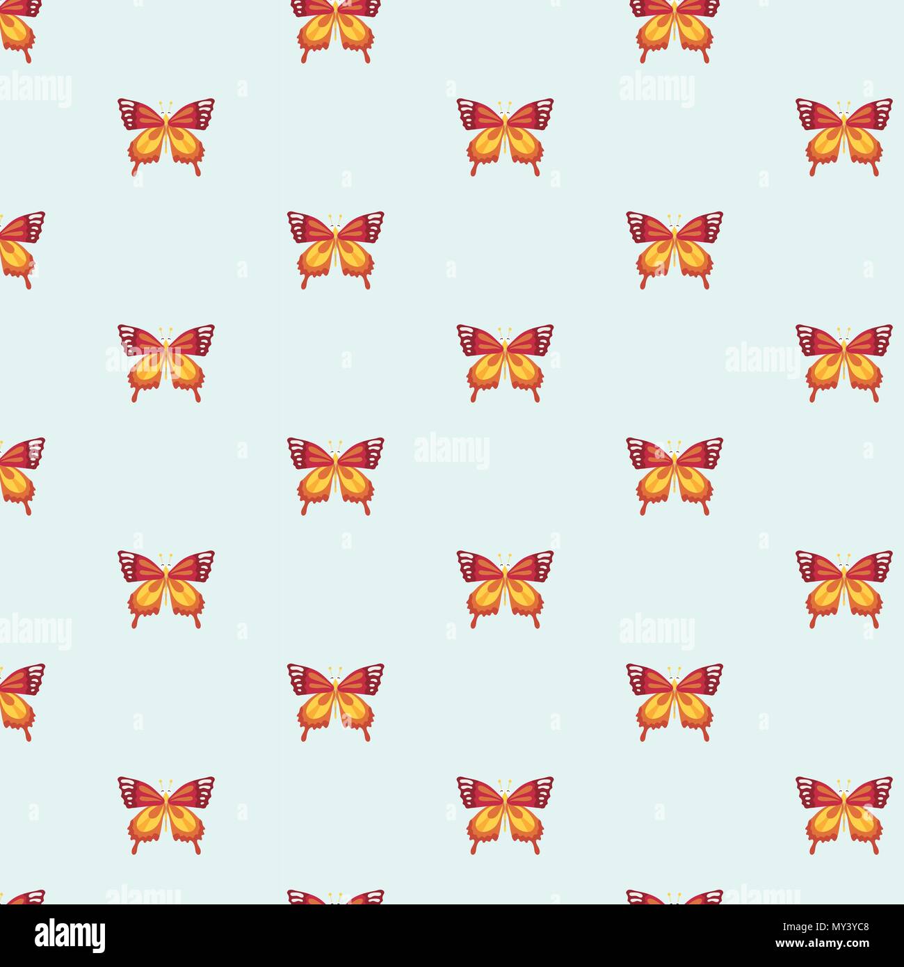 Seamless butterfly pattern Stock Vector Image & Art - Alamy