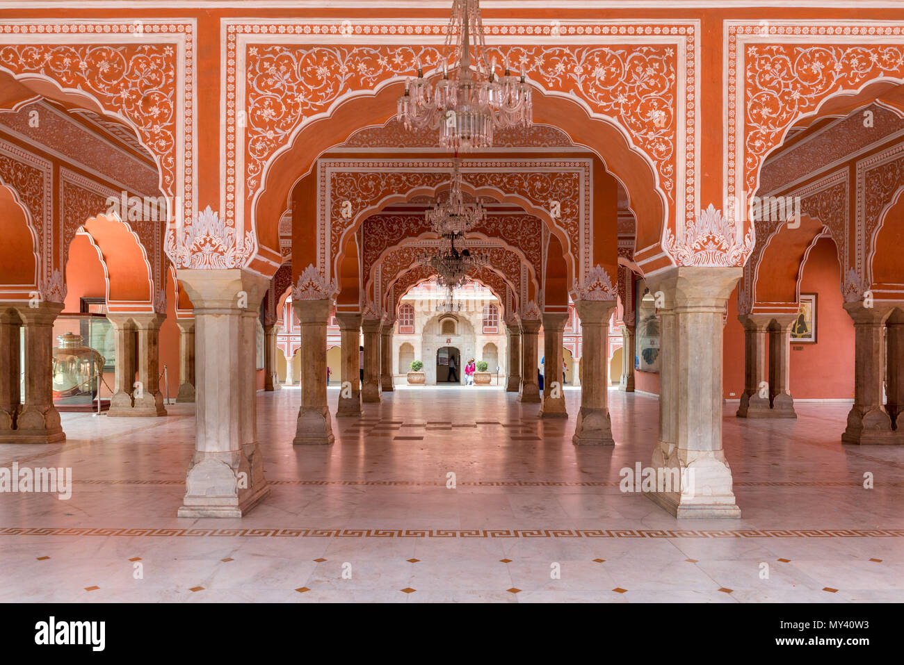 Jaipur City Palace Stock Photo