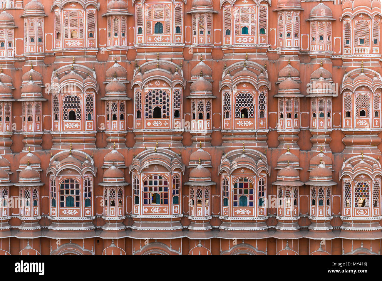 Hawa Mahal (Palast of winds) in Jaipur Stock Photo