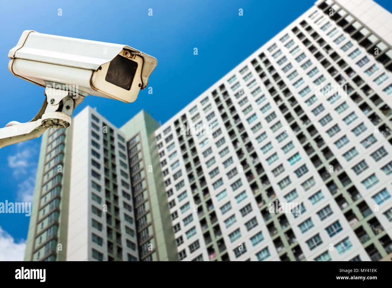 CCTV Camera or surveillance operating with condominium building in