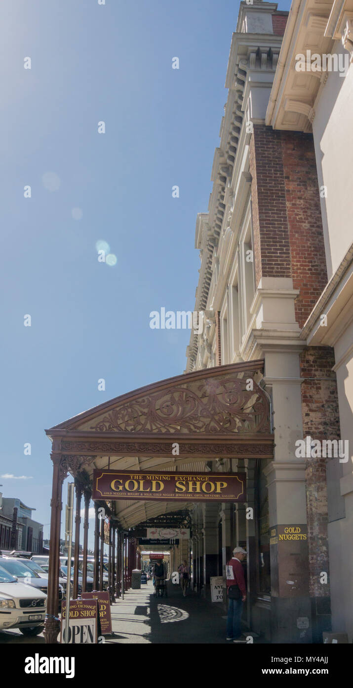 Historic buildings lydiard street ballarat hires stock photography and