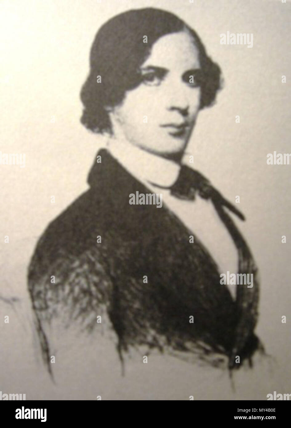 . English: EngravingofpoetFrederickGoddardTuckermantakenfromEugeneEnglands1991criticalbiographyBeyondRomanticism . Engraving c. 1835-1850. Unknown 164 Engraving of Frederick Goddard Tuckerman from Eugene Englands 1991 Beyond Romanticism Stock Photo