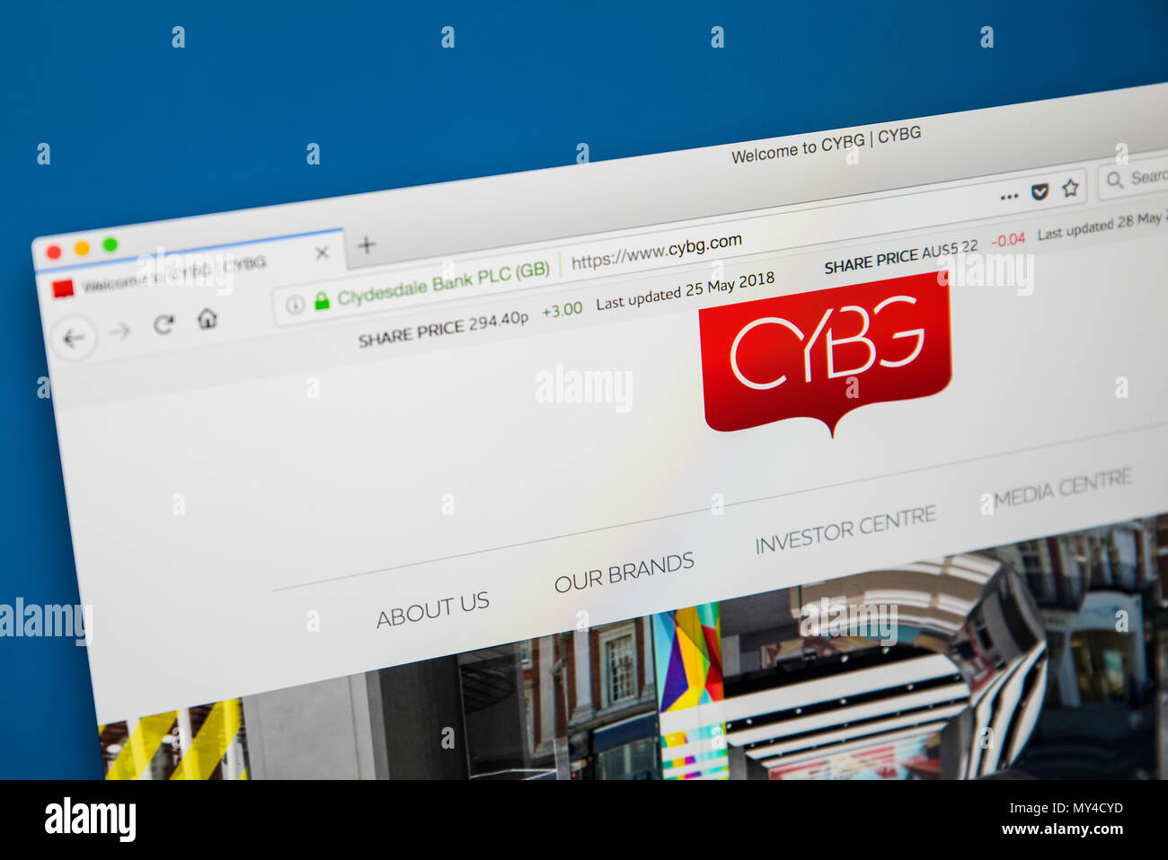 Clydesdale bank logo online banking hires stock photography and images