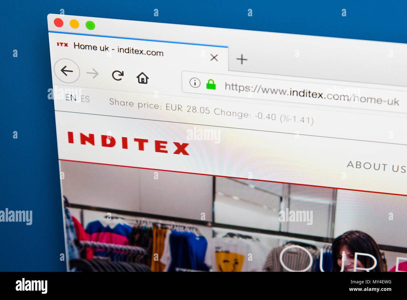 inditex website