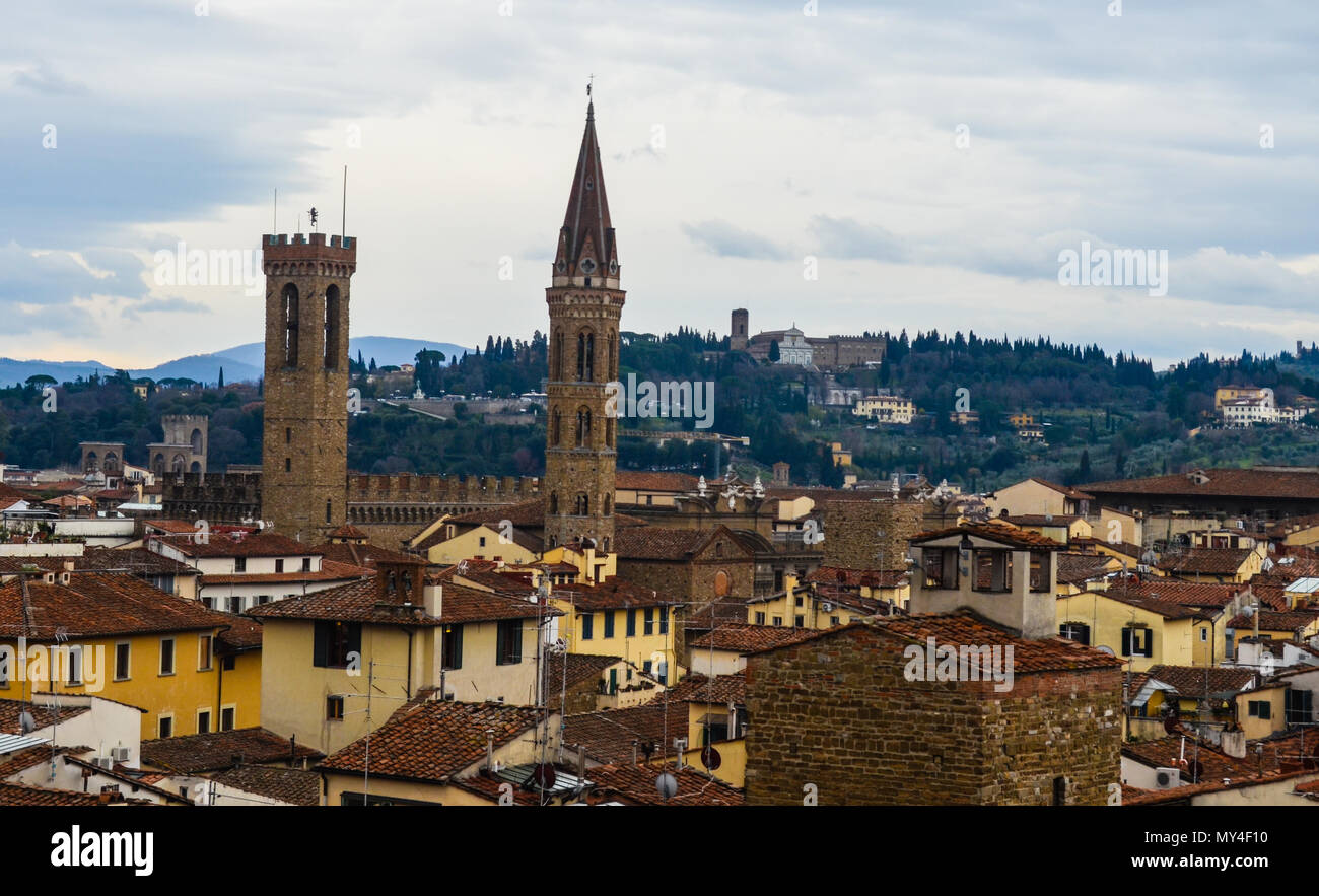 Florence Tower Stock Photo