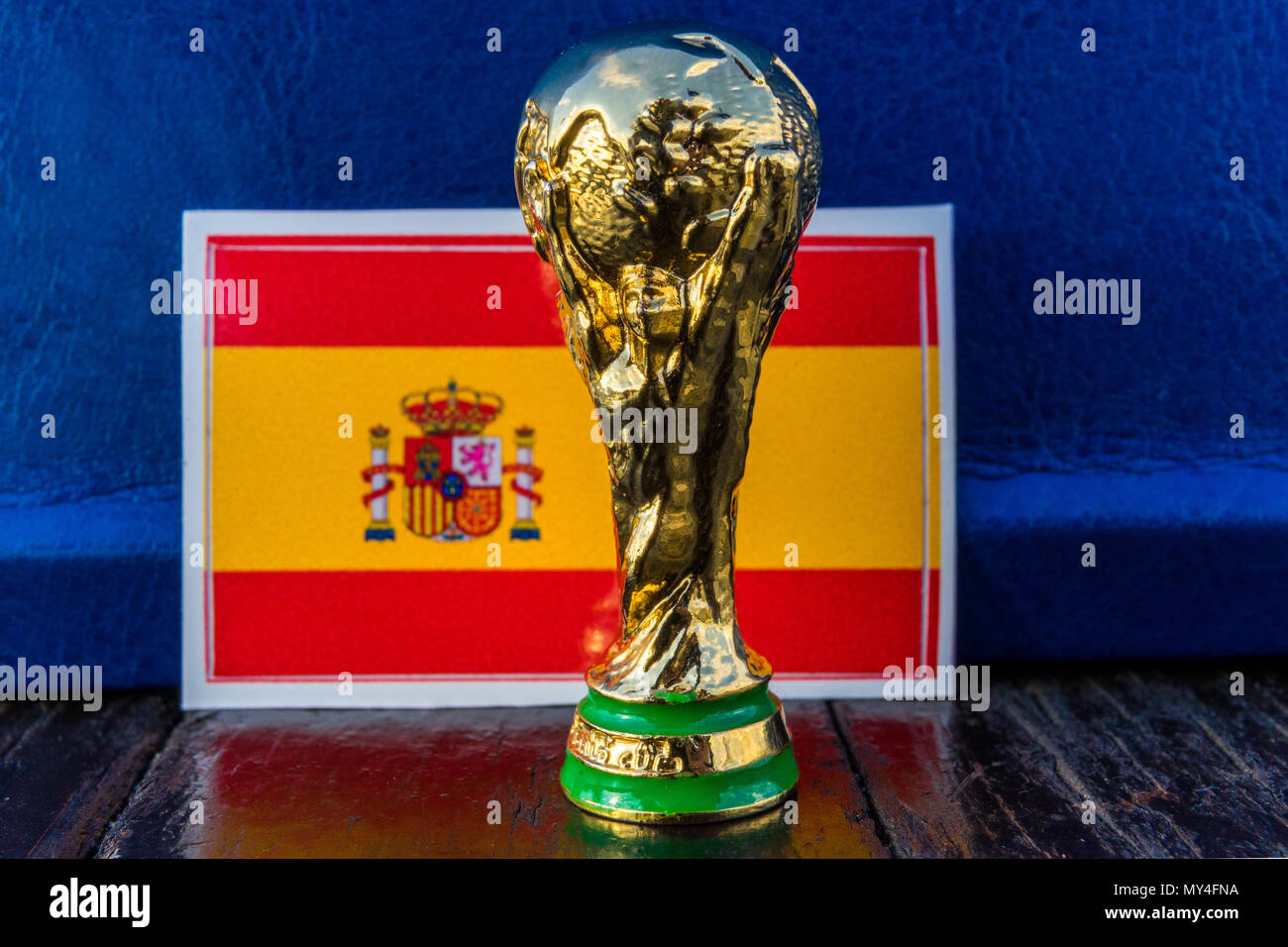 World cup trophy football hi-res stock photography and images - Alamy