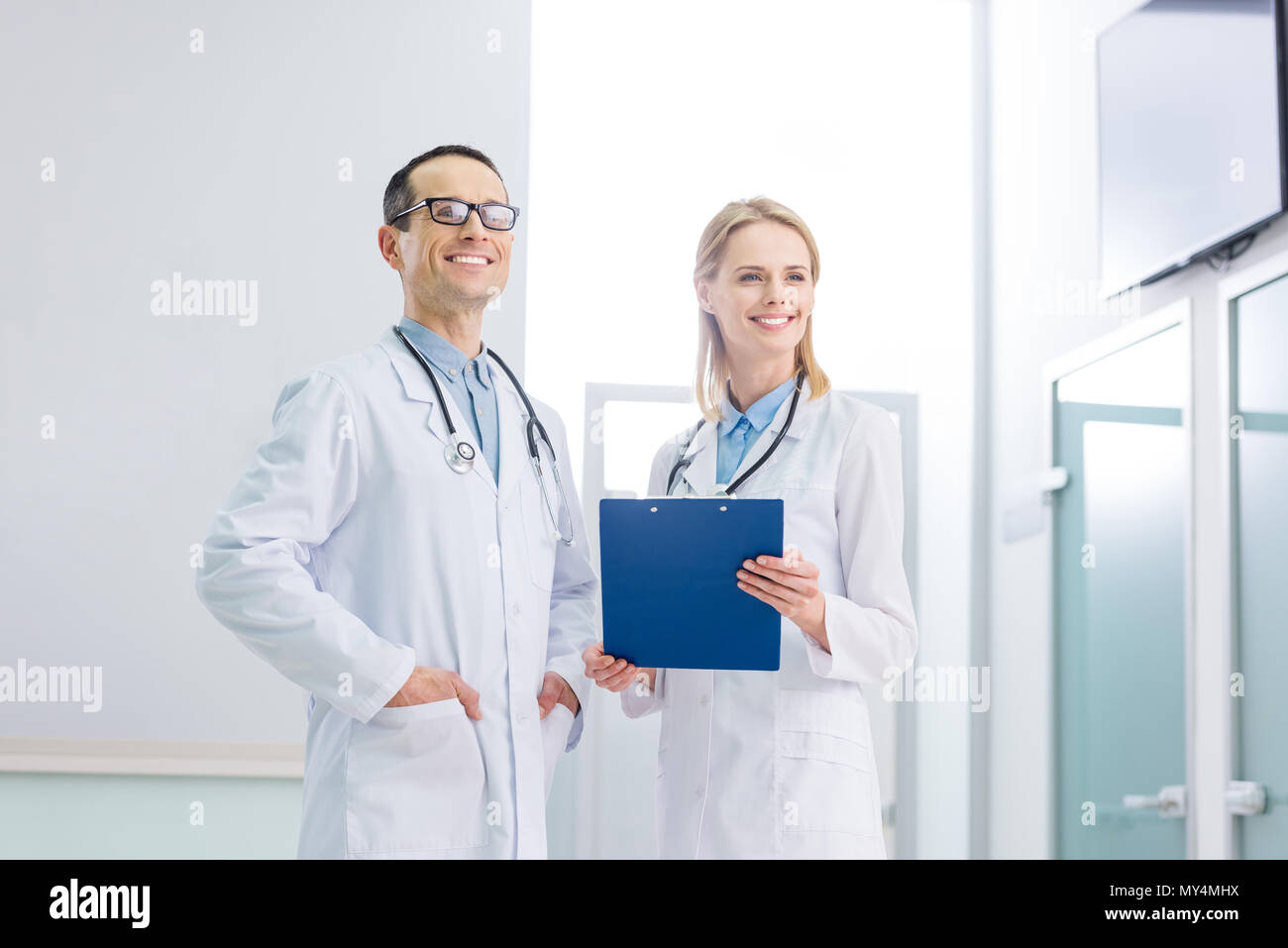 Stethoscopes and white coats hires stock photography and images Alamy
