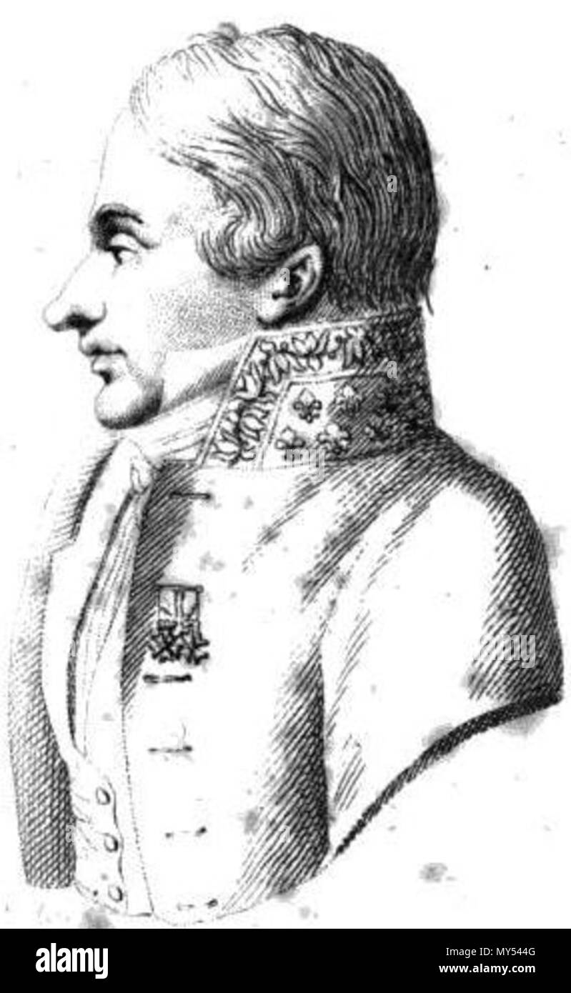 . Auguste Ravez (1770-1849). 1820. Unknown 56 Auguste Ravez Stock Photo