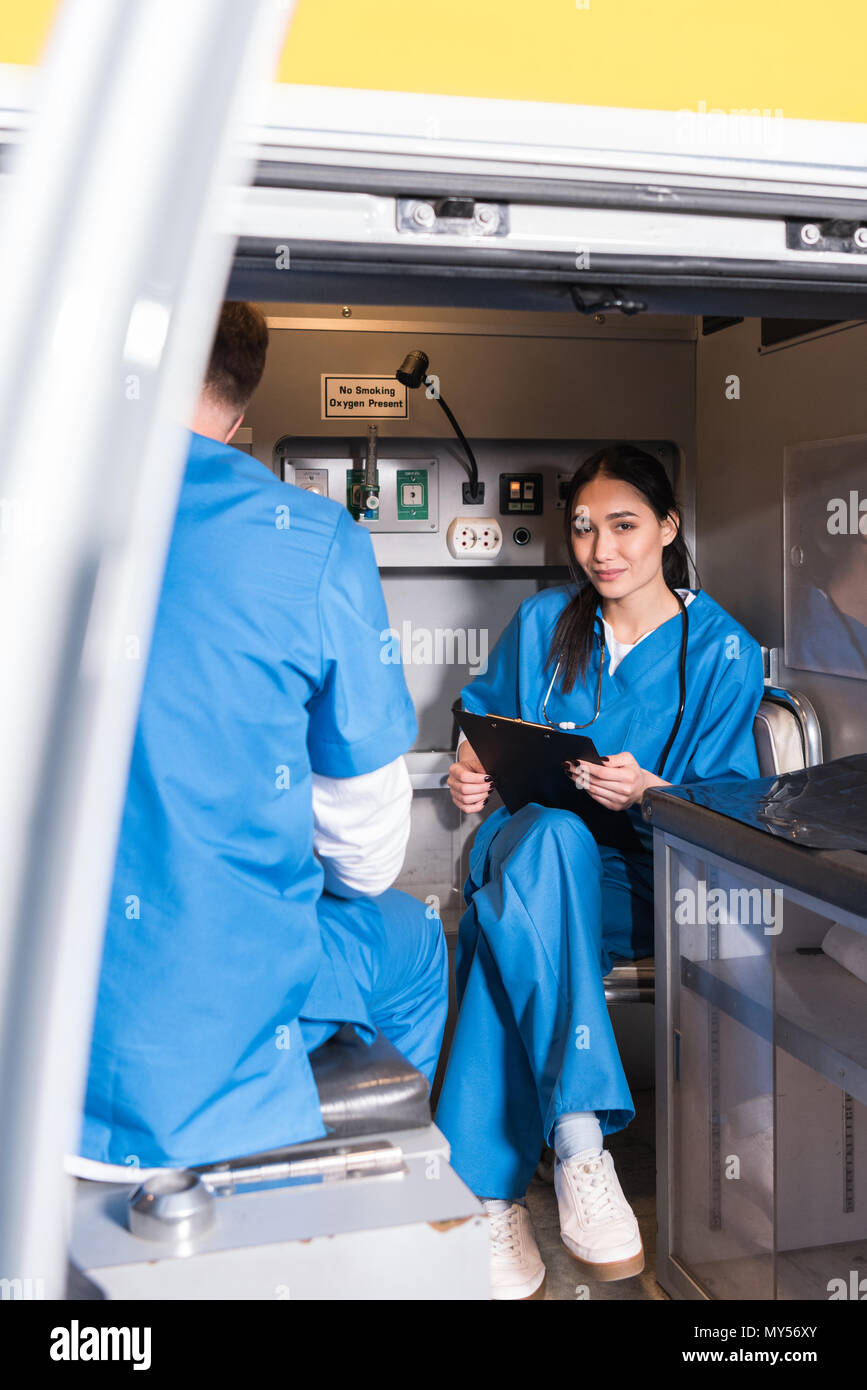 Young asian female paramedic hi-res stock photography and images - Alamy