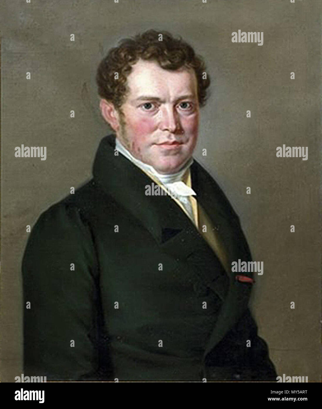 Morff . Deutsch: Johann Christoph von Herdegen. Ölgemälde English: Johann ...