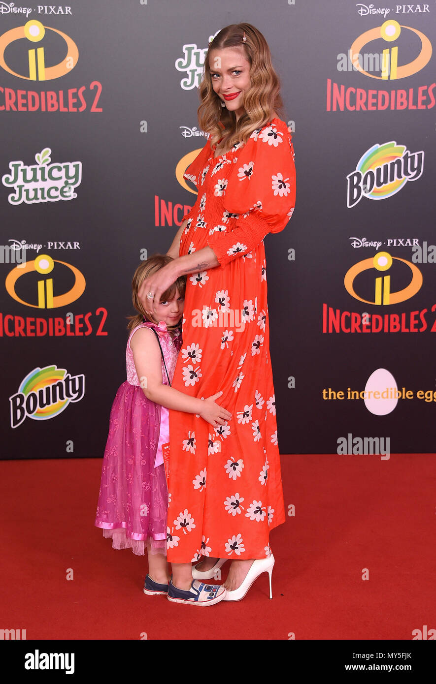 Hollywood, California, USA. 5th June, 2018. Jaime King arrives for the premiere of the film 'Incredibles 2' at the El Capitan theater. Credit: Lisa O'Connor/ZUMA Wire/Alamy Live News Stock Photo