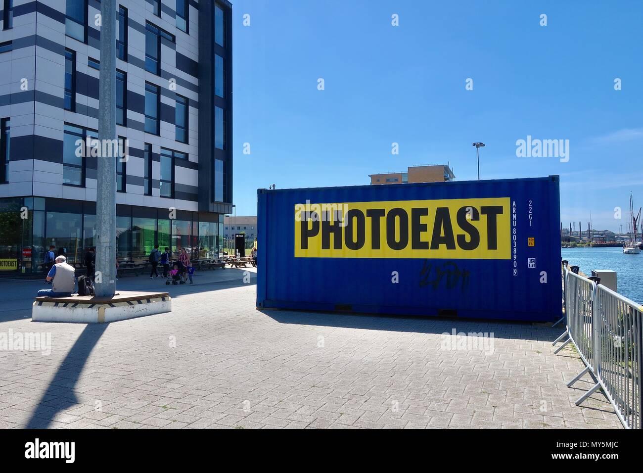 Ipswich, UK. 6th Jun, 2018. UK News: Photoeast - photography exhibition and workshops until 24/6/18. Venues at Ipswich waterfront, Suffolk. Credit: Angela Chalmers/Alamy Live News Stock Photo