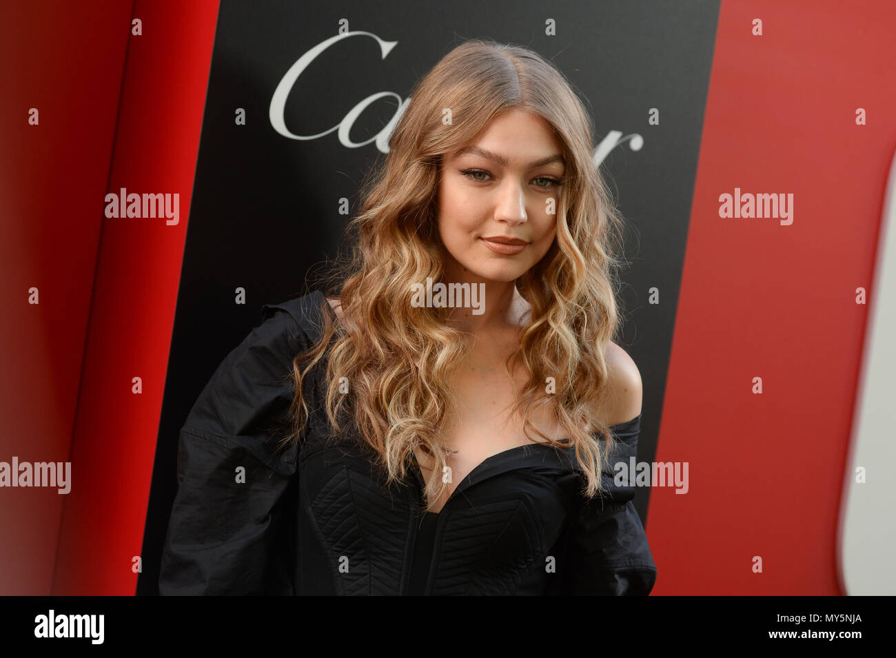 Gigi Hadid attends the world premiere of 
