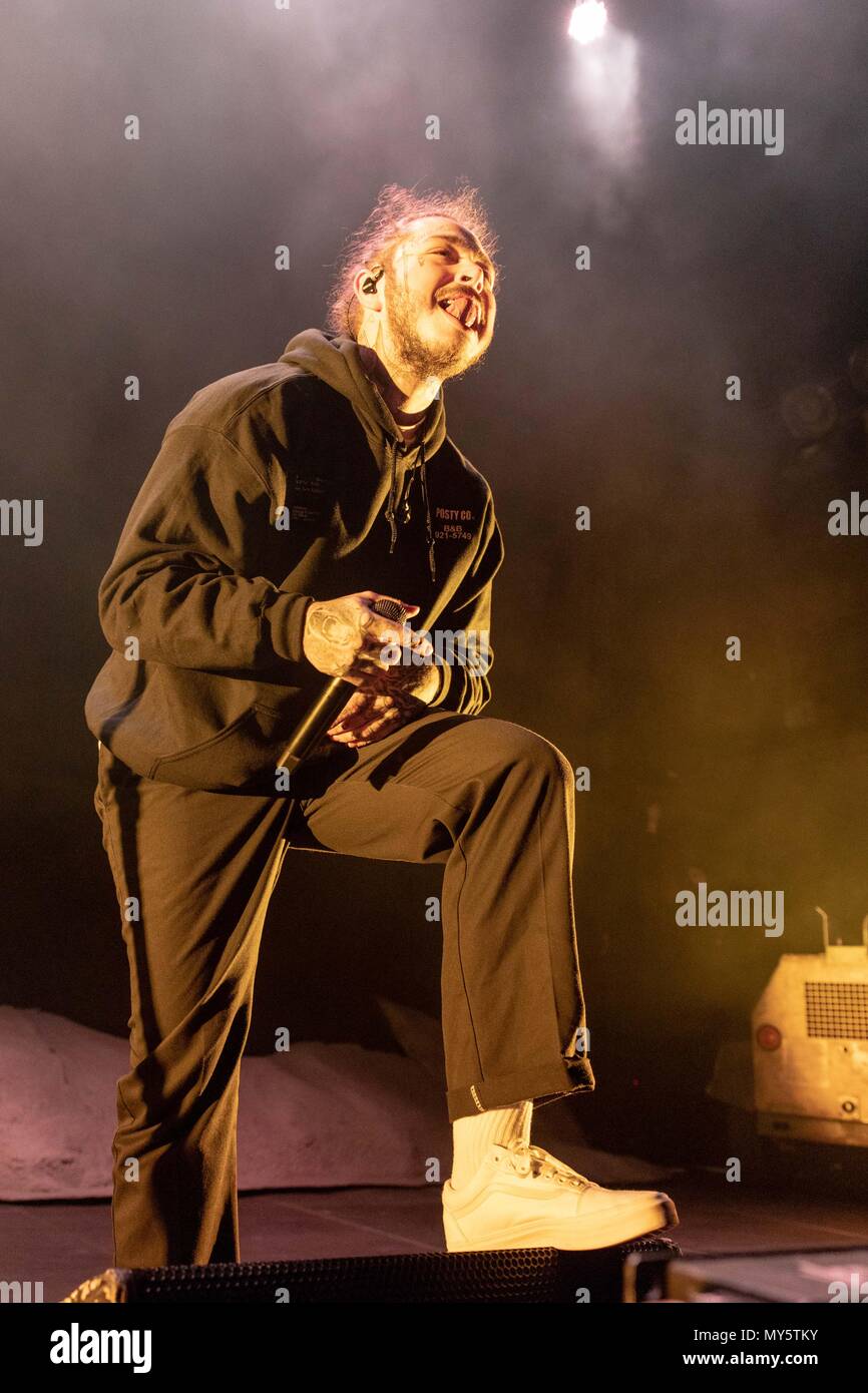 Chicago Illinois Usa 5th June 2018 Post Malone Austin