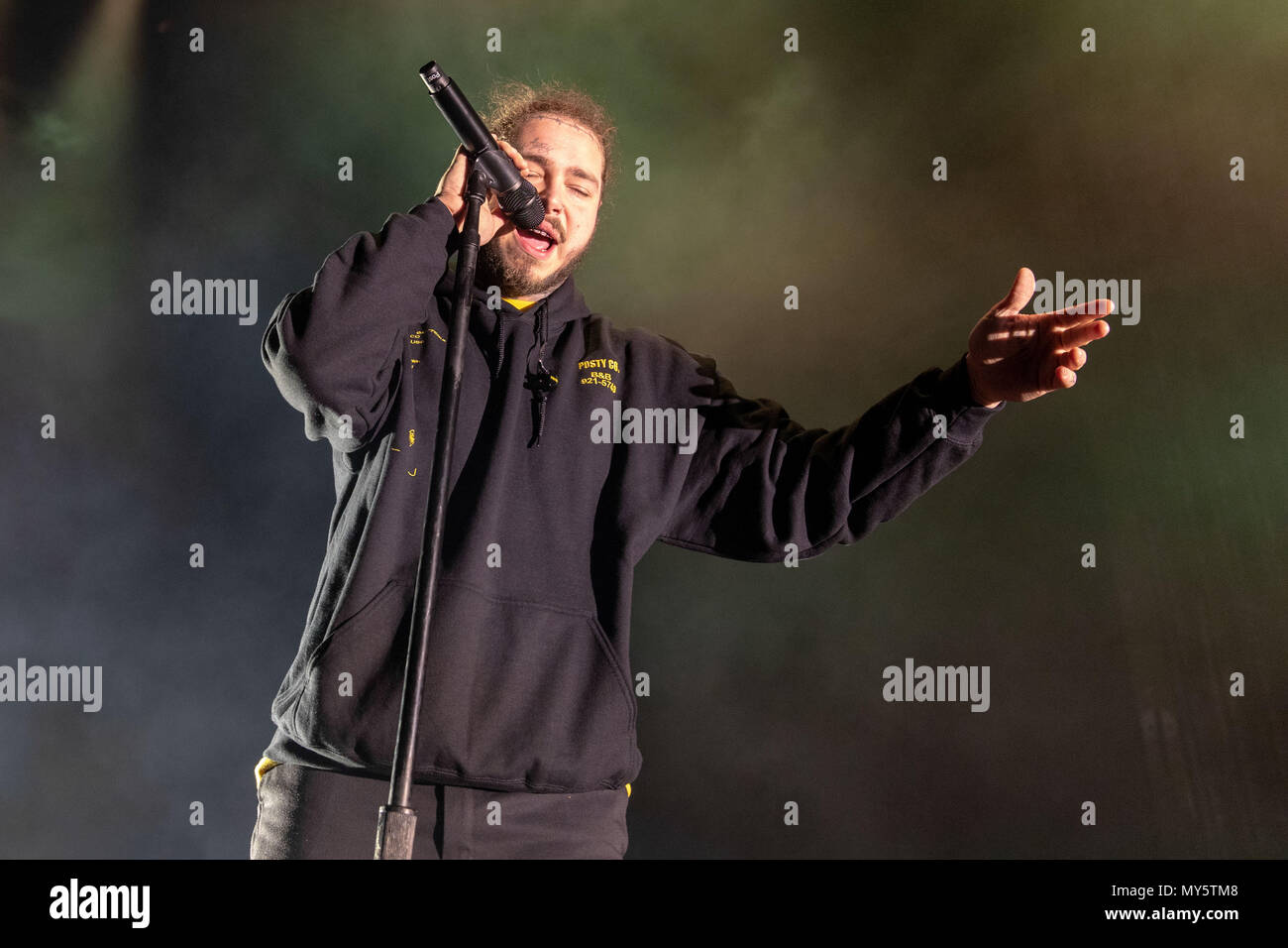 Chicago Illinois Usa 5th June 2018 Post Malone Austin